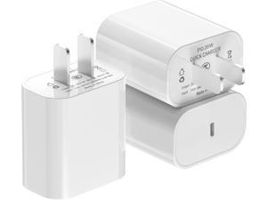 Apple MFi Certified iPhone Fast Charger 3Pack iGENJUN 20W USB C Charger Wall Charger Block with PD 30 Compact USB C Power Adapter for iPhone 1313 Pro1212 Pro Galaxy Pixel AirPods ProWhite