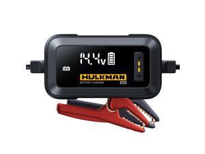 HULKMAN Sigma 5, 5000mA 6V/12V Smart and Automatic Car Battery Charger, Trickle Charger, Battery Maintainer, and Desulfator with Intelligent Interface