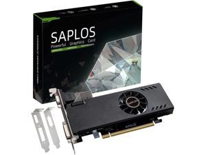 SAPLOS Radeon RX 550 Graphics Card,4GB,GDDR5,128-Bit,Low Profile,VGA,DVI,HDMI,Desktop Video Card for PC Gaming ,Computer GPU,DirectX 12,PCI Express X8 3.0,4K Support