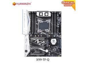 HUANANZHI X99-TF-Q ATX Standard Desktop X99 Motherboard LGA 2011-v3 E5 v3 v4 I7 CPU Supports E5 2680V3 2506V3 2678 V3 E5 V3 V4 Xeon CPU Dual M.2 PICE NVMe Socket Support DDR3 or DDR4 RAM USB 3.0