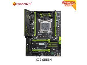 HUANANZHI X79 GREEN 2.49 X79 motherboard LGA2011 ATX USB3.0 SATA3 NVME M.2 SSD support REG ECC memory and Xeon E5