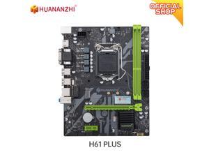 HUANANZHI H61 PLUS M.2 Motherboard M-ATX For Intel LGA 1155 Support i3 i5 i7 DDR3 1333/1600MHz 16GB SATA M.2 USB2.0 VGA HDMI-Compatible