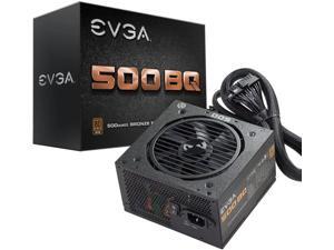 EVGA 110-BQ-0500-K1, 500 Bq, 80+ Bronze 500W, Semi Modular, FDB Fan, 3 Year Warranty, Power Supply