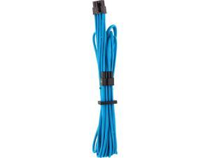 Corsair Premium Individually Sleeved EPS12V/ATX12V Cables \u2013 Blue, 2 Yr Warranty, for Corsair PSUs