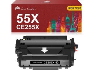 Toner Kingdom Compatible 55X Toner Cartridge Replacement for 55X 55A CE255X CE255A Black Toner for Laserjet Enterprise P3015dn P3015n P3015x P3015 Pro MFP M521dn M525dn M525c M525 Printer1 Pack