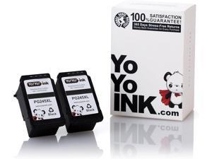 YoYoink Remanufactured Ink Cartridge Replacement for Canon PG245XL 245 High Yield 2 Black  Compatible with Canon Printer MX490 MX492 MG2920 iP2820