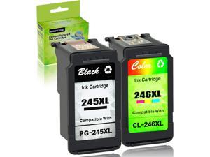 GREENCYCLE ReManufactured CL246XL CL246 Ink Cartridge Compatible for Canon Pixma MX490 MX492 IP2820 MG2420 MG2520 MG2522 MG2924 MG3020 MG3022 MG3029 TS3120 TS3122 TS202 TS302 TriColor 4 Pack