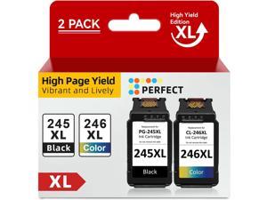 PG245XL CL246XL Ink Cartridges Replacement for Canon 245 246 245XL 246XL for Canon Ink 245 246 Fit for Pixma MX492 MX490 MG2520 MG3022 TS3420 MG2522 TR4520 TR4522 Printer1 Black1 Color