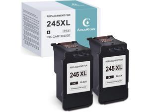 ActualColor C 245XL Ink Cartridge Remanufactured Ink Cartridge Replacement for Canon PG245XL 245 XL Black for Pixma TR4520 MX492 MG2522 MX490 TS3122 TS202 TS3322 MG2525 MG2520 MG3022 TR4522 Printer