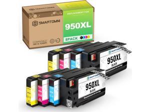 S SMARTOMNI 950XL 951XL 950 951 Compatible Ink Cartridge Replacement for use in HP OfficeJet Pro 251dw 276dw 8100 8110 8600 8610 8615 8616 8620 8625 8630 8630 8640 86502K2CMY 8 Pack