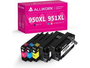 Allwork 950XL 951XL Compatible Ink Cartridges Replacement 950 XL 951 XL Works with HP Officejet Pro 8100 8600 Plus 8610 8615 8620 8625 8630 8640 8660 251dw 276dw