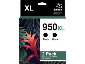 950XL Ink Cartridges Replacement 950XL 951XL Combo 950 951 Ink Cartridges to use with HP OfficeJet Pro 8600 Pro 8610 OfficeJet Pro 251dw 276dw 8100 8620 8625 8630 Printer 2Black
