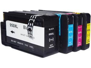 ColourStore Ink Cartridges 4 Packs High Capacity Replacement 950XL 951XL Ink Cartridge 1Set Compatible with HP OfficeJet Pro 8600 8610 8620 8630 8640 8615 8625 251DW 271DW Printers