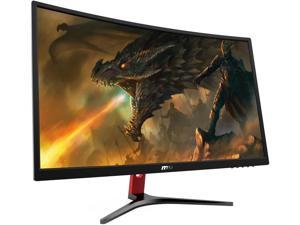 MSI Full HD Freesync Gaming Monitor 24" Curved Non-Glare 1Ms Led Wide Screen 1920 X 1080 144Hz Refresh Rate (Optix G24C),Black/Red