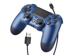 Wireless Controller Compatible with PS4/ PS4 Pro/ PS4 Slim, Replacement for Sony Playstation Dualshock 4, Support Multi-platform, Precision Control Gamepad Games Remote Bluetooth