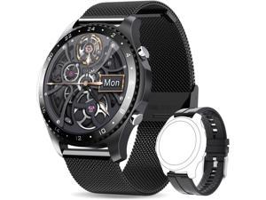 Smart Watches for Men DialReceive Calls 100 Faces Fitness Smartwatch with Voice Assistant Sleep Tracker App Message Reminder Music Control IP67 Waterproof Smart Watch for Android and iPhone