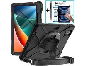 Protective Case for Xiaomi Mi Pad 5  Mi Pad 5 Pro 11 inch 2021 with Pencil Holder  Kickstand Portable ShockProof Cover with Rotatable Handle Shoulder Strap Stylus Pen
