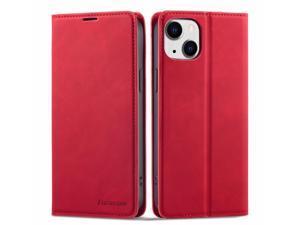 Case for iPhone 14 Plus 67 inch Premium PU Leather Cover with Card Holder Kickstand Shockproof Flip Wallet Cover