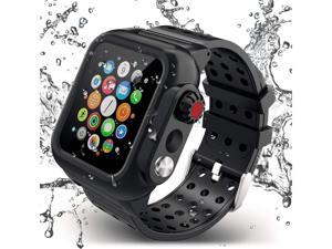 Waterproof Case for Apple Watch Series 654 SE 40mm IP68 Certified Waterproof Shockproof Apple iWatch Full Body Protective Case with Screen Protector