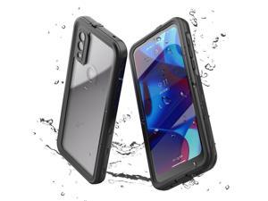 For Motorola Moto G Pure 2021 Case Waterproof Built in Screen Protector Full Body Heavy Duty Protective Cover Shockproof IP68 Underwater Case for Moto G Pure 2021 65 inch