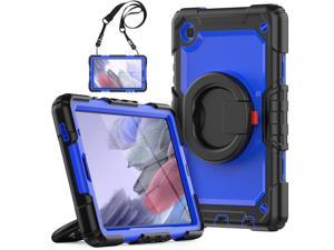 Case For Samsung Galaxy Tab A7 Lite Case 87 inch with Screen Protector and Pen Holder Shockproof Hard Protective Kids Cover for Galaxy Tab A7 Lite 2021 SMT220T225T227 with Rotatable Stand