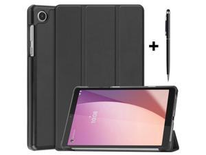 Case for Lenovo Tab M8 4rd Gen 2023 8 inch Tablet Model TB300FU TB300XU Slim Lightweight Stand Hard Shell Protective Cover with Stylus Pen