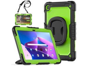 Lenovo Tab M10 Plus 3rd Gen 106 inch Case Model TB125F TB128F with Screen Protector DropProof Protection Case with Stand  Shoulder Strap  Pen Holder