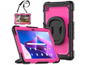 Lenovo Tab M10 Plus 3rd Gen 106 inch Case Model TB125F TB128F with Screen Protector DropProof Protection Case with Stand  Shoulder Strap  Pen Holder
