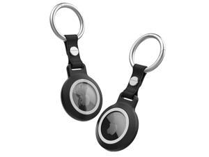 IP68 Waterproof AirTag Keychain Holder Case Lightweight AntiScratch Easy InstallationSoft FullBody Shockproof Air Tag Holder for LuggageKeys Dog Collar