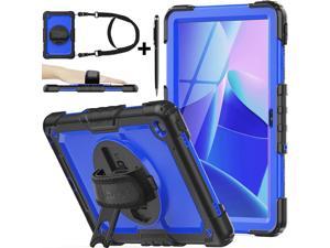 BONAEVER Case for Lenovo Tab M10 Plus 3rd Generation 106 Inch 2022 TB125FUTB128FUTB128XU with Screen Protector Shockproof Protective Cover with Pen Holder Stand and Shoulder Strap Stylus Pen
