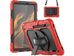 Galaxy Tab S8 2022 / Tab S7 2020 11 Inch Case (SM-X700/706/T870/T875) with S Pen Holder, Rugged Heavy Duty Shockproof Rotating Kickstand Protective Cover for Galaxy Tab S8 / S7 11"