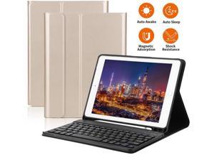 Galaxy Tab S8 Plus  S7 Plus Keyboard Case with S Pen Holder PU Leather Stand Cover with Detachable Bluetooth Keyboard for Samsung Galaxy Tab S8 2022  S7 2020 124  S7 FE 2021