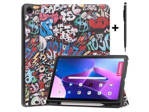 Lenovo Tab M10 Plus Case 10.6 Inch 2022 3rd Gen, Slim Stand Hard Back Shell Protective Smart Cover Case for Lenovo Tab M10 Plus 10.6" 2022 Release with Universal Stylus Pen