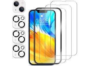 3 Pack Tempered Glass Screen Protector Compatible with iPhone 13 Pro Max 67 inch with 3 Pack Camera Lens Protector 9H Hardness Scratch Resistant Easy Installation