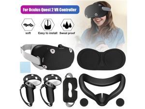 Oculus Quest 2 Accessories, Quest 2 Face Cover, Oculus Quest 2 Controller Grips Cover ,VR Shell Cover with Protective Lens Cover and 5 Disposable Eye Cover