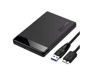 SATA 2.5-inch USB 3.0 Mobile Hard Drive Box 5Gbps Laptop External Hard Drive Enclosure Hard Disk Case Maximum Support 3BT