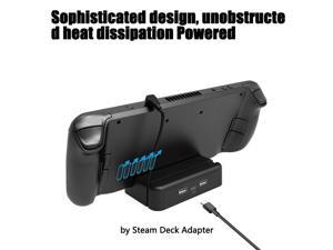 TV Docking Station for Valve Steam Deck 3 in 1 Hub Charger Stand Dock with 2 USB USBC PD Charging Port
