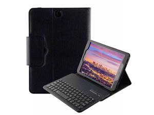 Keyboard Case for Galaxy Tab S2 80 Inch Model SMT715  SMT713  SMT710 Folio PU Leather Stand Case Cover with Detachable Wireless Keyboard