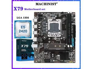 MACHINIST X79 Motherboard LGA 1356 Set Kit With Intel Xeon E5 2420 Processor Support  DDR3 ECC RAM Memory M.2 NVME E5 V309