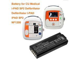 Cameron Sino 4050mAh Medical Battery CUSA0601F for CU Medical Defibrillator I-PAD,iPAD SP1,iPAD SP2,NF1200, i-PAD SP1, i-PAD SP2