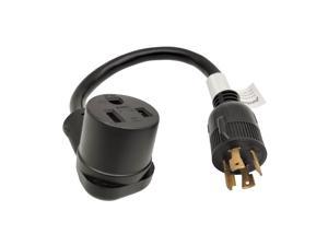 14-30P Male to 5-15R Female Household Tri Outlet with Lighted 14 inch 3 Parkworld 61452 Dryer Adapter Cord