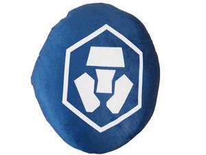 Blue Cronos (CRO)  Stuffed Plush Pillow Cryptocurrency Crypto Currency Decoration
