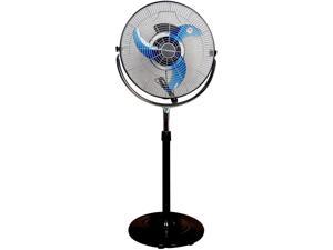 Westinghouse Oscillating Fan - 16"  2-in-1 Fan Featuring Metal Front Grill, 360° Internal Oscillation Function, Turbo Power, and Three-Speed Setting