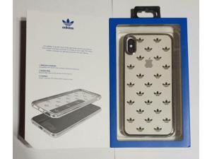 Adidas Trefoil Series Case for Apple iPhone XS Max 65 Silver Metallic
