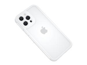 Honfomy Case TPU+PC clear [Non-stick fingerprint] [Full Lens Protection] Anti-skid Shockproof Protective Case White iPhone 11 Pro