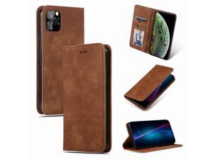 Honfomy TPU Leather iPhone Wallet Case Book Flip Cover with Credit Card Slot and Magnetic Closure