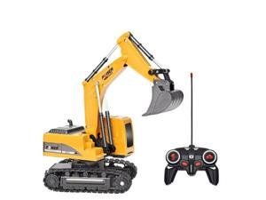 RC Excavator toy Engineering Car 2.4Ghz 5 Channel 1:24 Alloy and plastic Excavator RTR RC Car For Kids Remote Control Car Gift