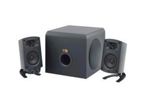 Klipsch ProMedia 2.1 - Speaker system - for PC - 2.1-channel - black (grille color - black)
