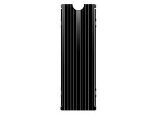 M.2 Heatsink Cooler 2280 SSD Double-Sided Heat Sink with Thermal Silicone pad for PS5/PC PCIE NVME M2 SSD(Black))