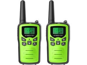 Walkie Talkies Walkie Talkies for Adults Long Range 22 Channels Walky Talky VOX Scan LCD Display Flashlight Two Way Radio for Family Biking Hiking Camping Cruise 2 Pack Green